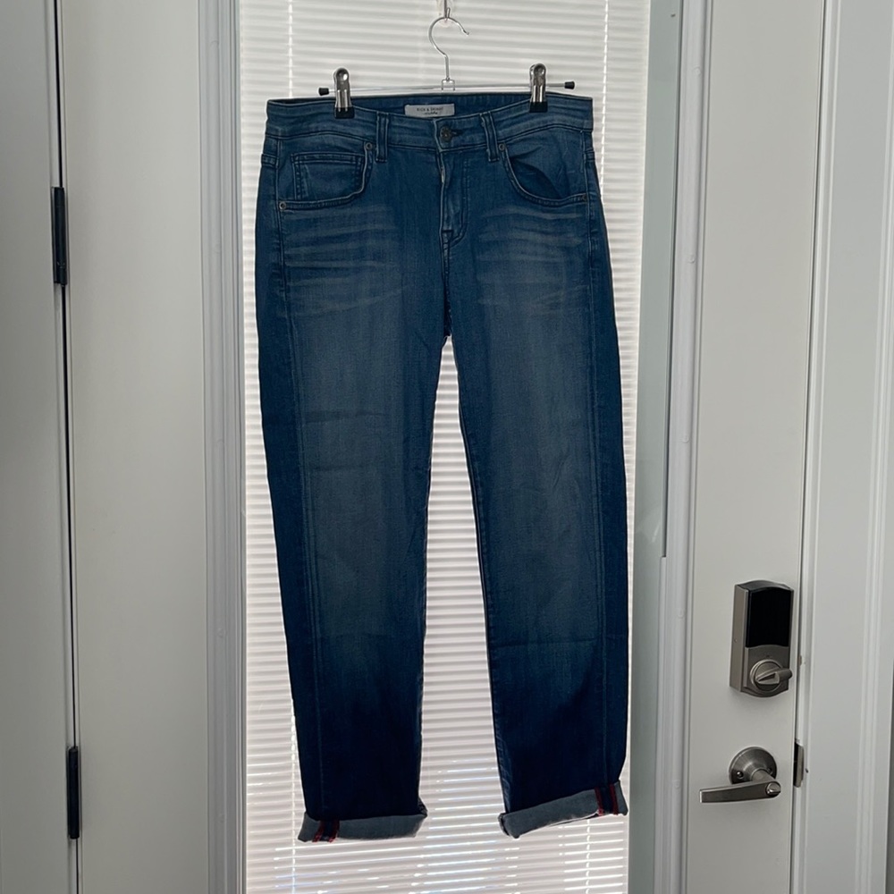 Rich and Skinny boyfriend jeans.